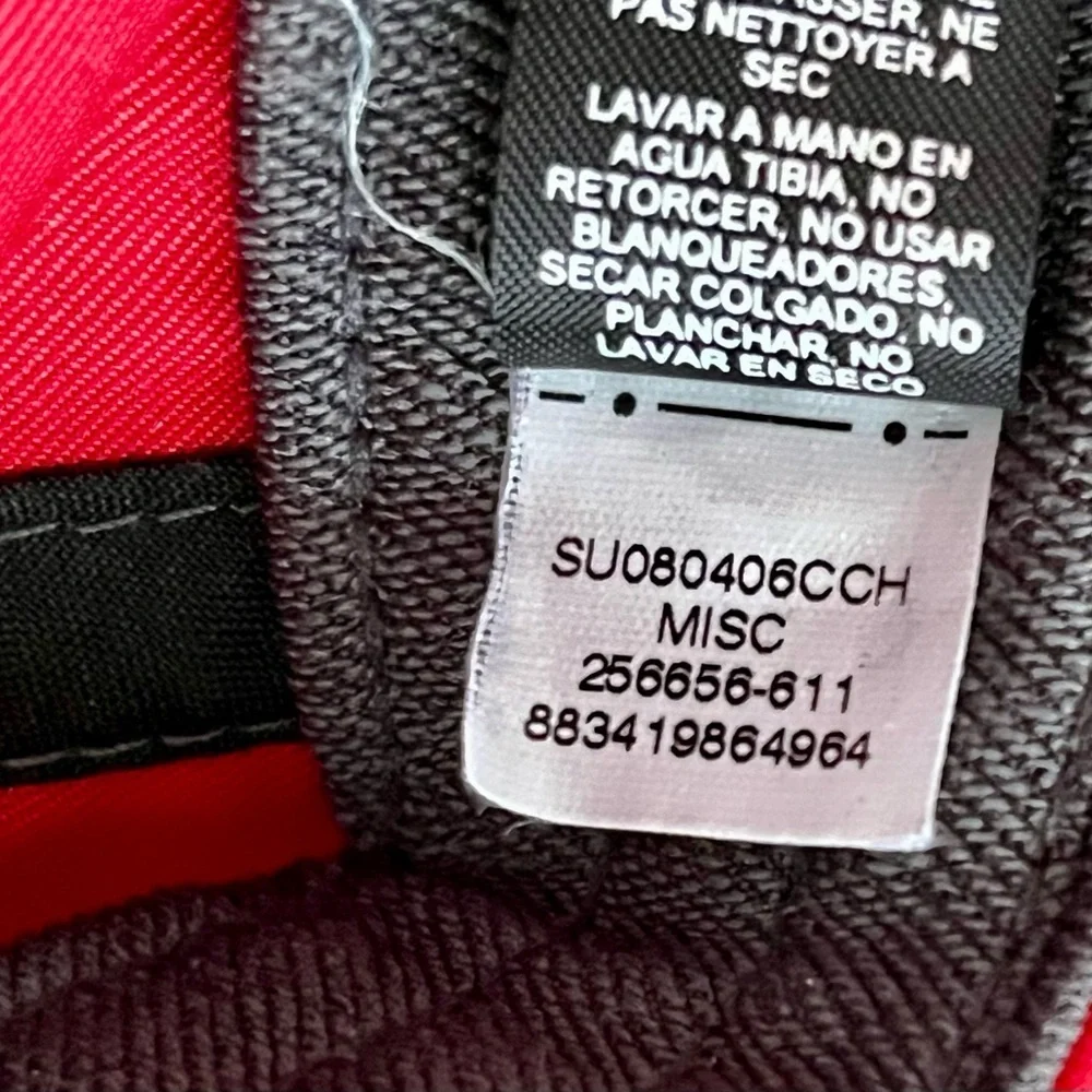 Nike Red and Black Cap